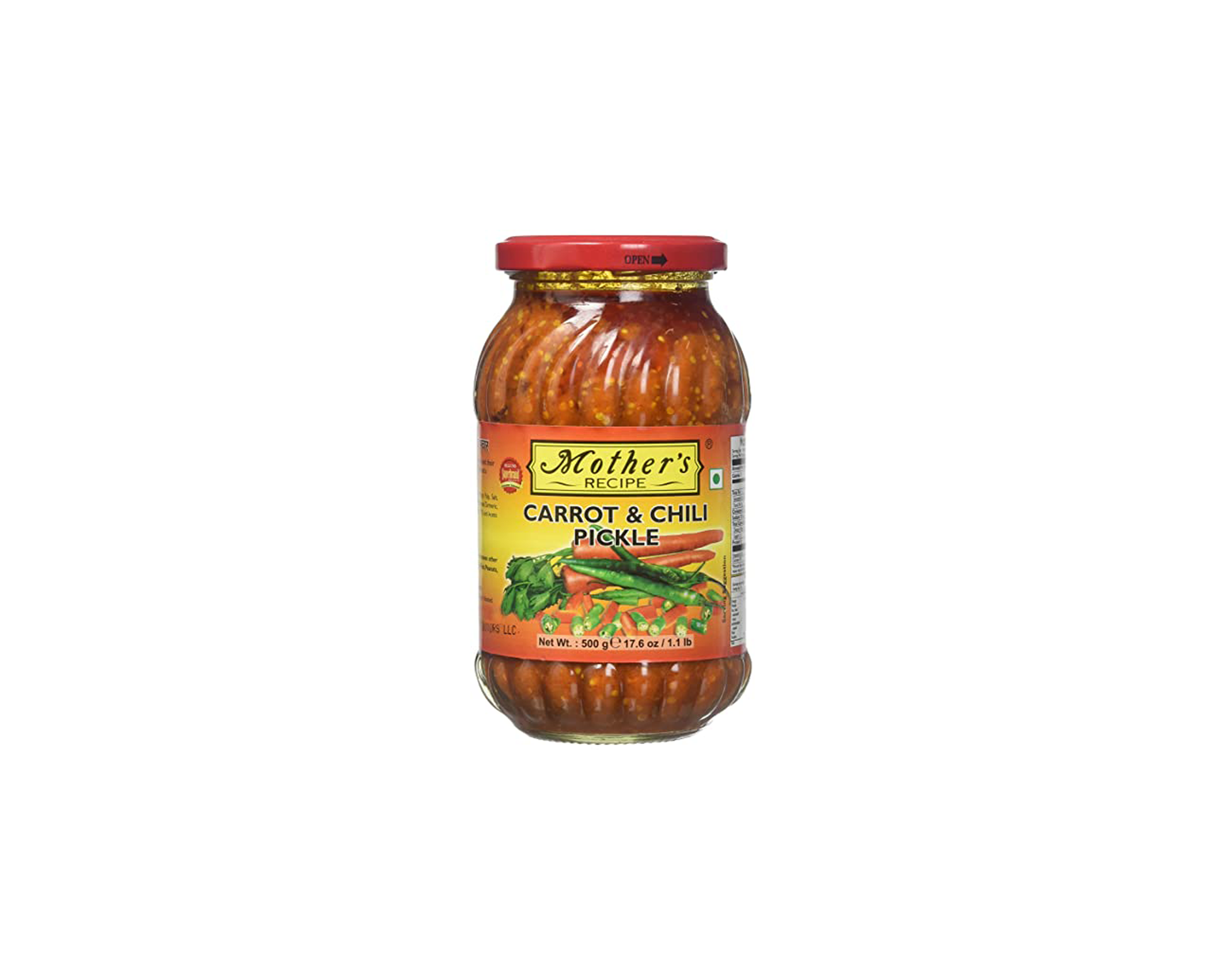 Carrot & Chilli Pickle 500g